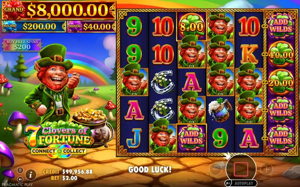 7 Clovers of Fortune, spin 44