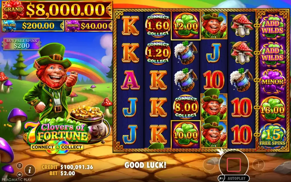 7 Clovers of Fortune, spin 77
