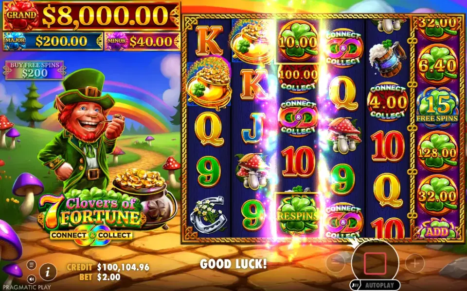 7 Clovers of Fortune, spin 79