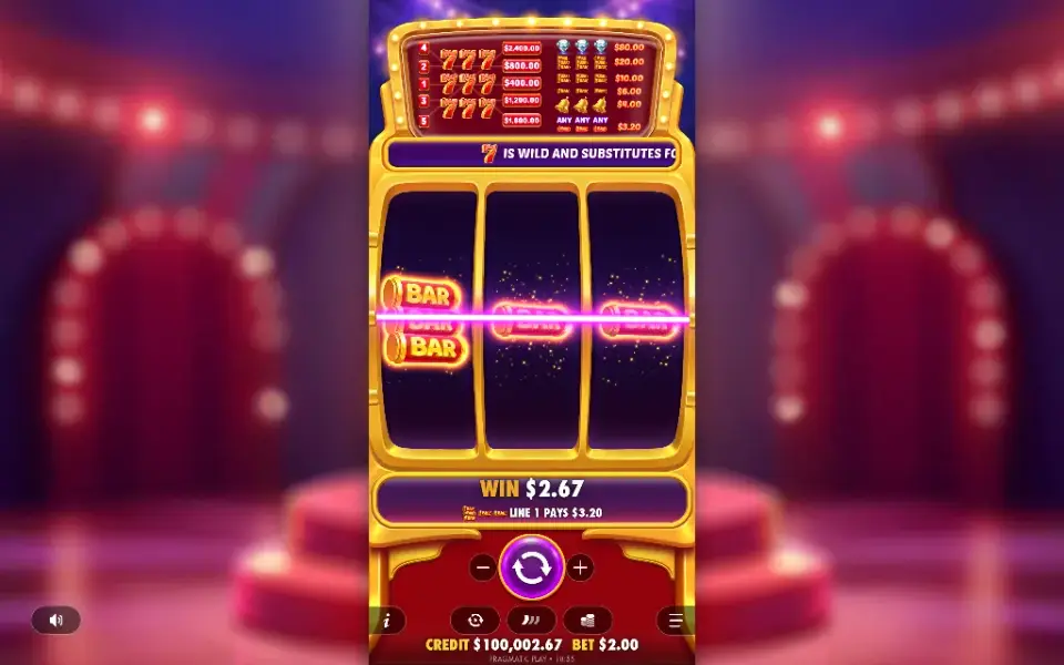 777 Rush, spin 23