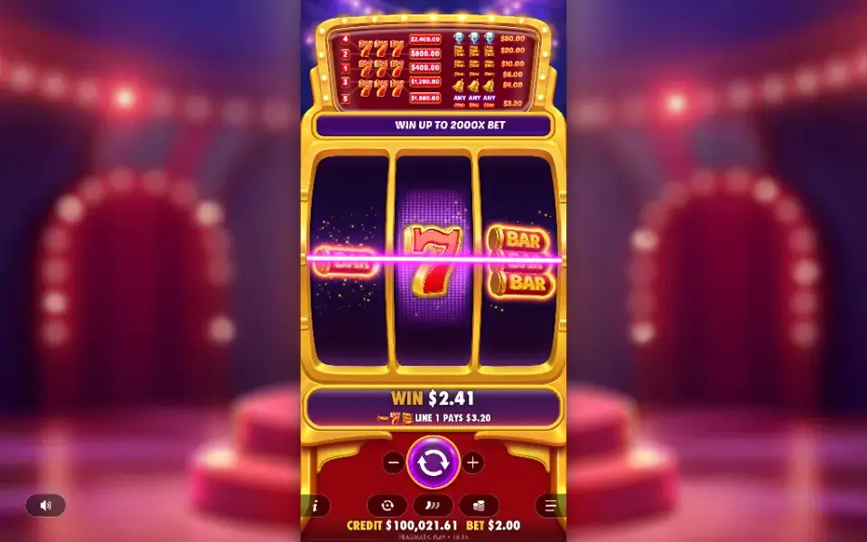 777 Rush, spin 54
