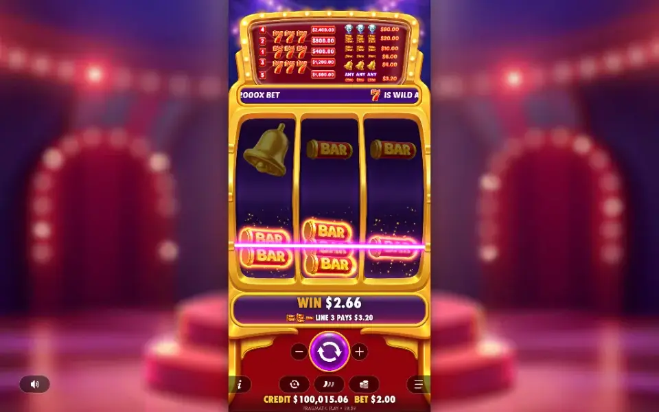 777 Rush, spin 77