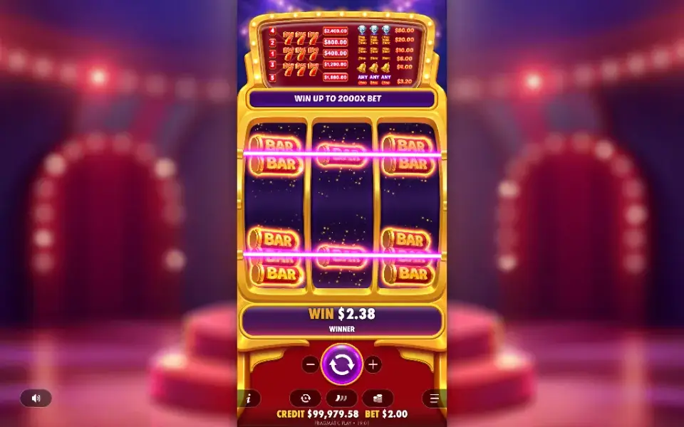 777 Rush, spin 106