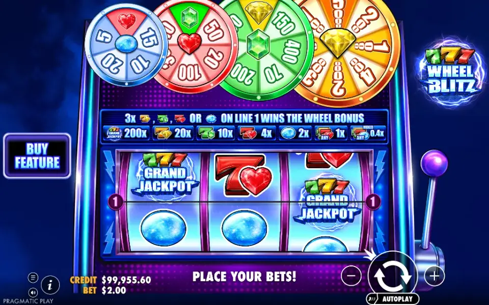 777 Wheel Blitz, spin 55