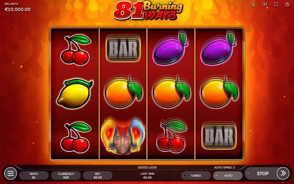 81 Burning Ways, spin 6