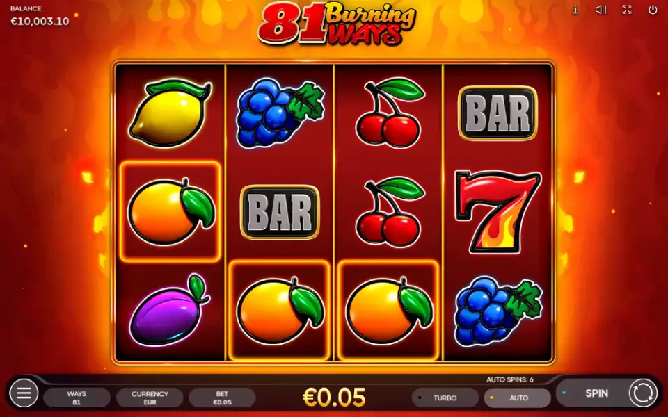 81 Burning Ways, spin 19