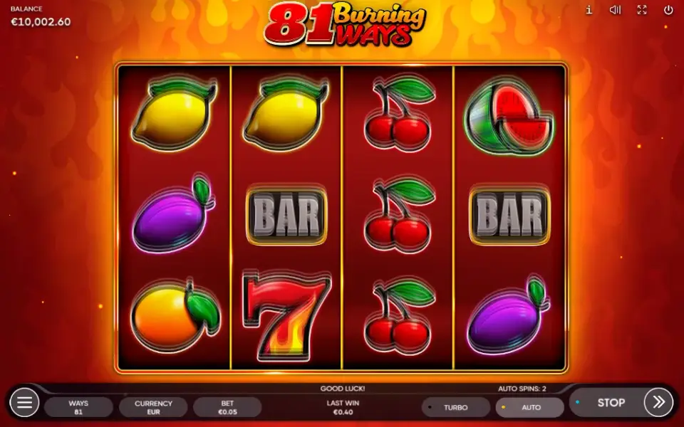 81 Burning Ways, spin 82