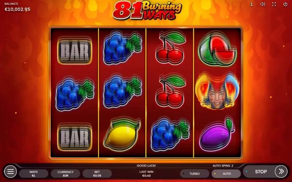 81 Burning Ways, spin 95