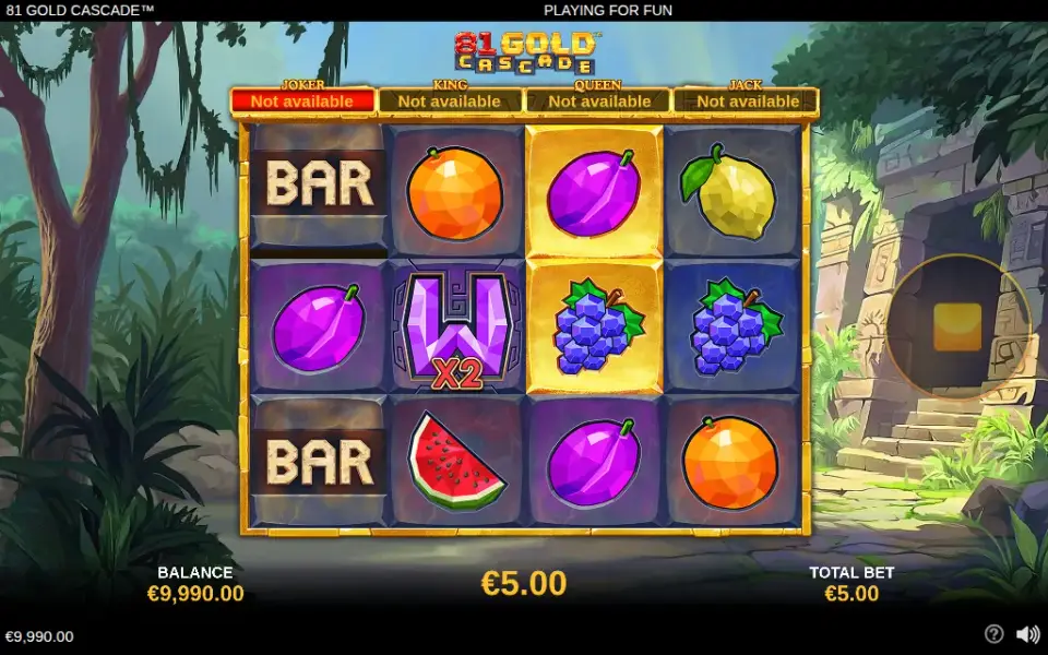 81 Gold Cascade, spin 2