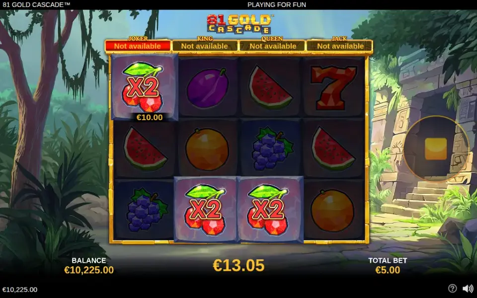 81 Gold Cascade, spin 6