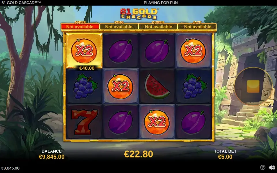 81 Gold Cascade, spin 112