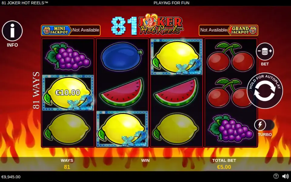 81 Joker Hot Reels, spin 33