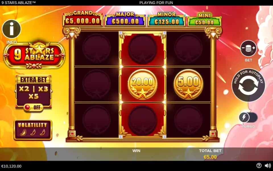 9 Stars Ablaze, spin 39