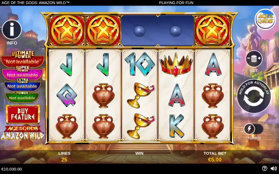 Age of the Gods: Amazon Wild, spin 3