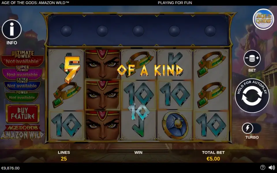 Age of the Gods: Amazon Wild, spin 116