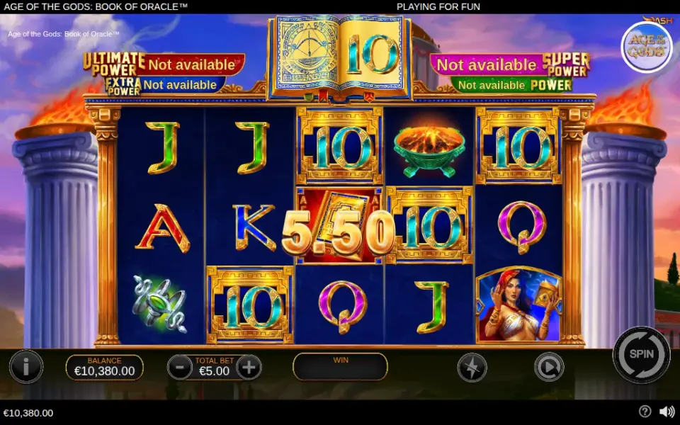 Age of the Gods: Book of Oracle, spin 106