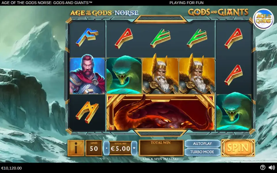 Age of the Gods Norse: Gods and Giants, spin 28