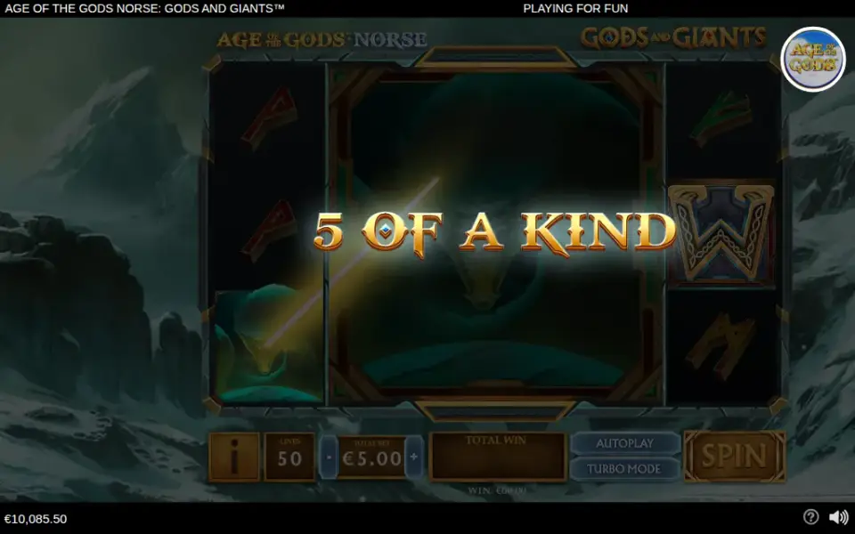 Age of the Gods Norse: Gods and Giants, spin 95