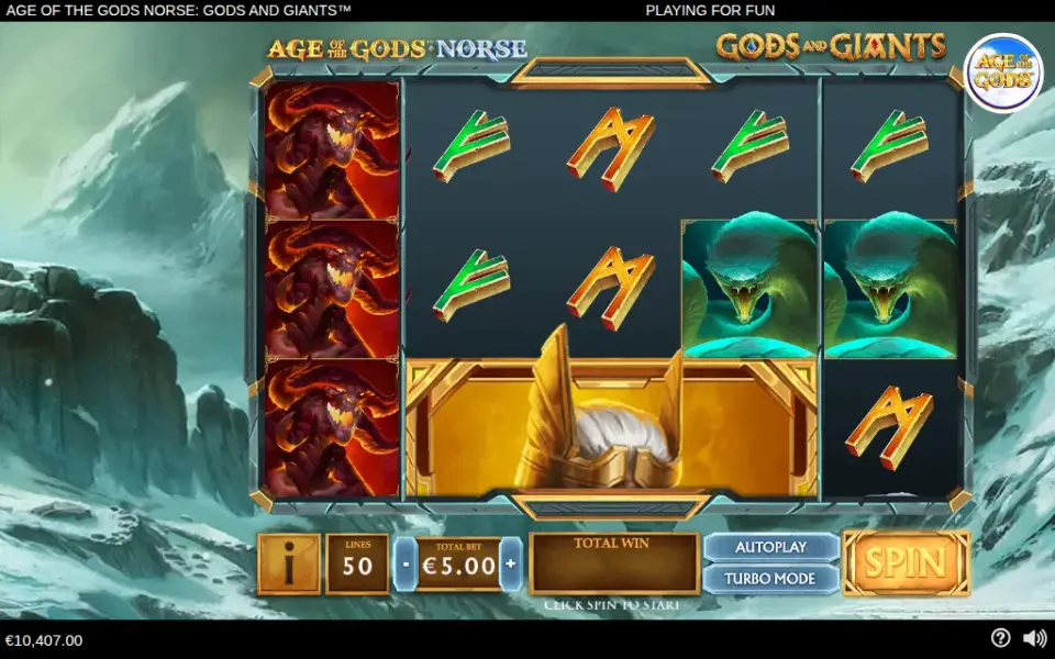 Age of the Gods Norse: Gods and Giants, spin 112