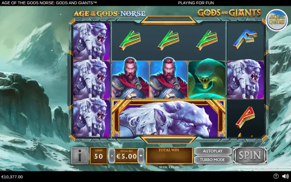 Age of the Gods Norse: Gods and Giants, spin 137