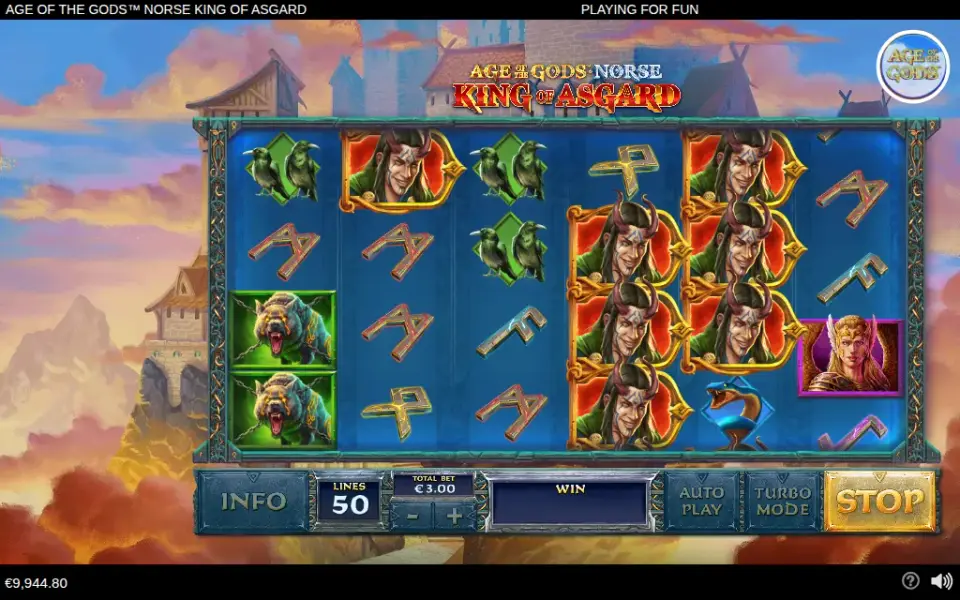 Age of the Gods Norse: King of Asgard, spin 56