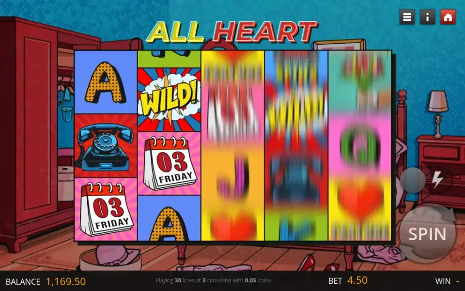 All Heart, spin 85