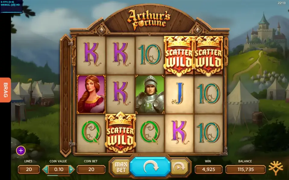 Arthur's Fortune, spin 114