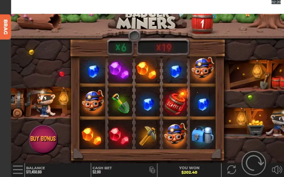 Badger Miners, spin 104