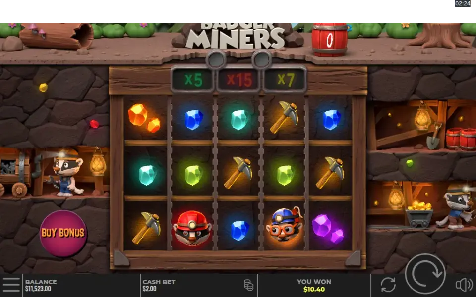 Badger Miners, spin 142
