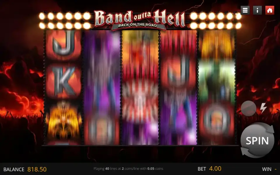 Band Outta Hell: Back on the Road, spin 112