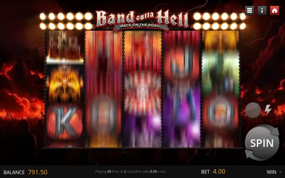 Band Outta Hell: Back on the Road, spin 120