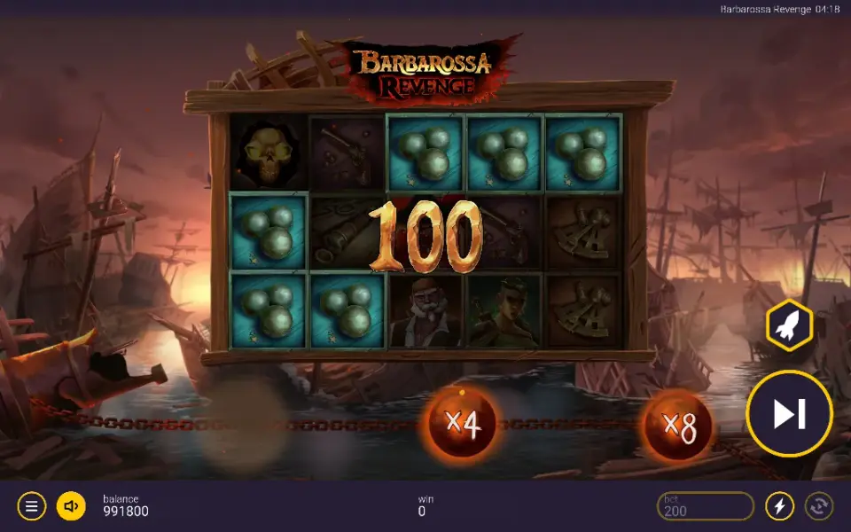 Barbarossa Revenge, spin 46