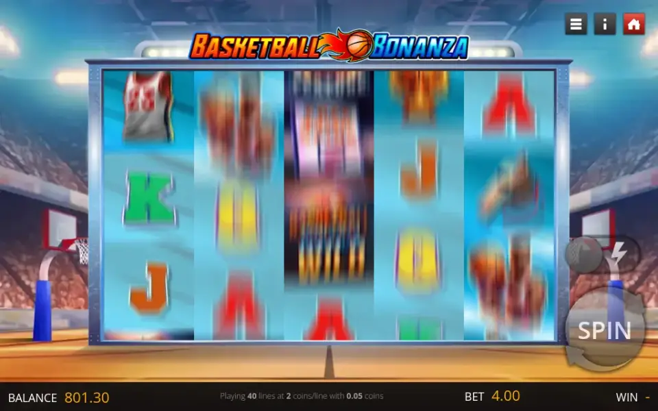 Basketball Bonanza, spin 72