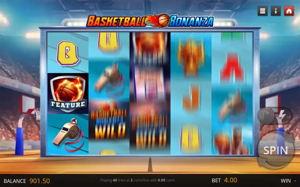 Basketball Bonanza, spin 120