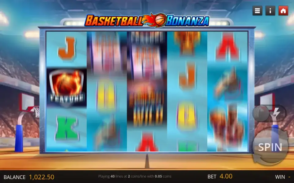 Basketball Bonanza, spin 121
