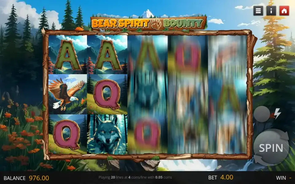 Bear Spirit Bounty, spin 47