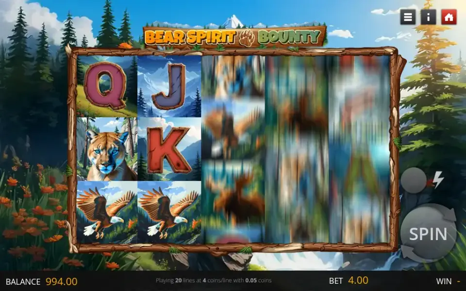 Bear Spirit Bounty, spin 48
