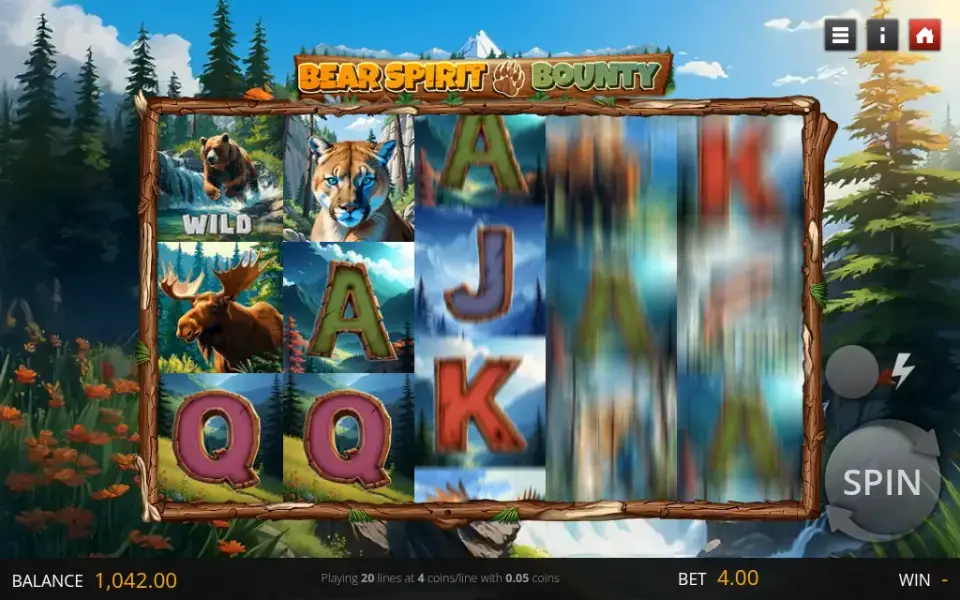 Bear Spirit Bounty, spin 59