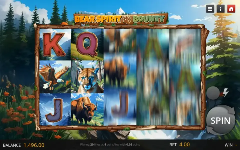 Bear Spirit Bounty, spin 106