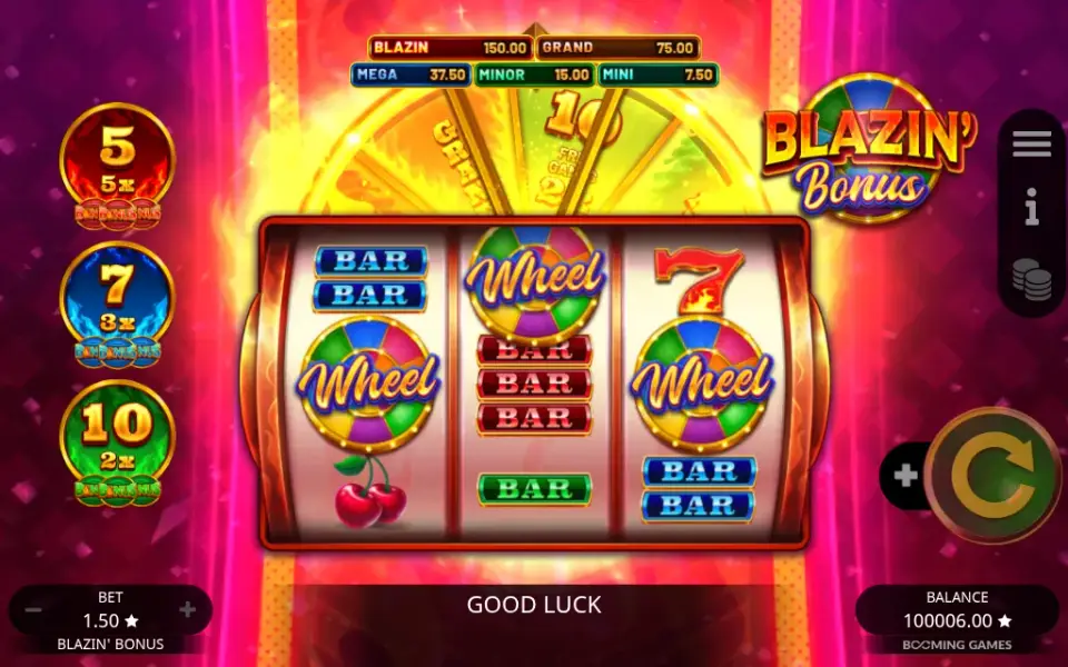 Blazin' Bonus, spin 47