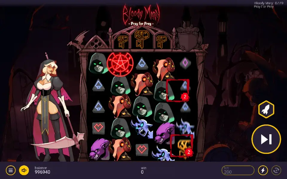 Bloody Mary: Pray For Prey, spin 43