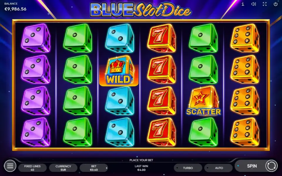 Blue Slot Dice, spin 131
