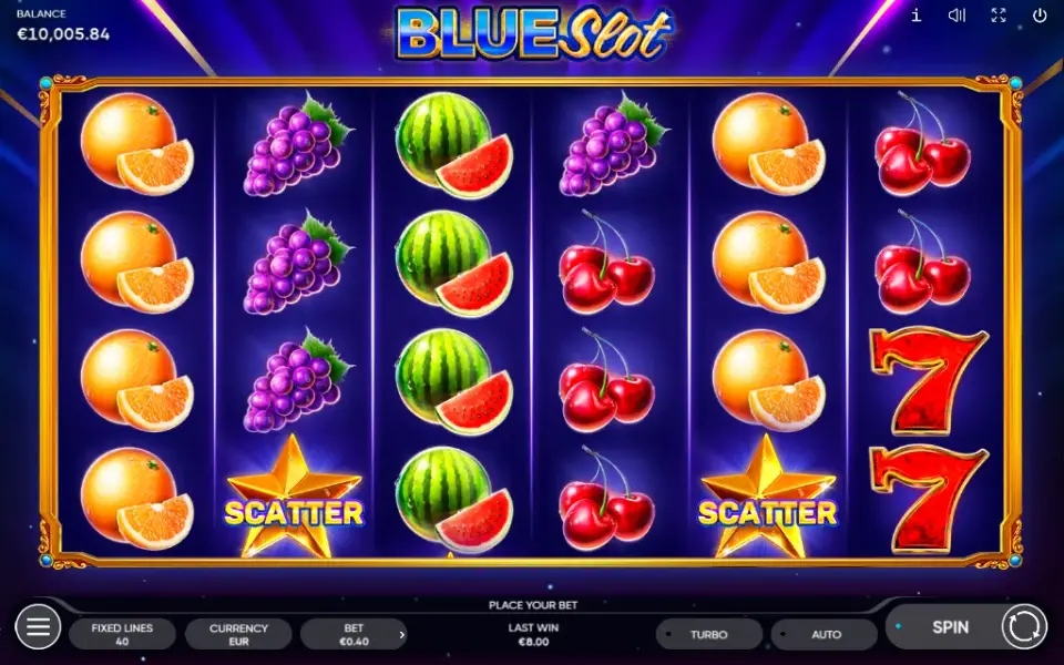 Blue Slot, spin 6