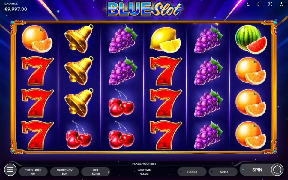 Blue Slot, spin 59