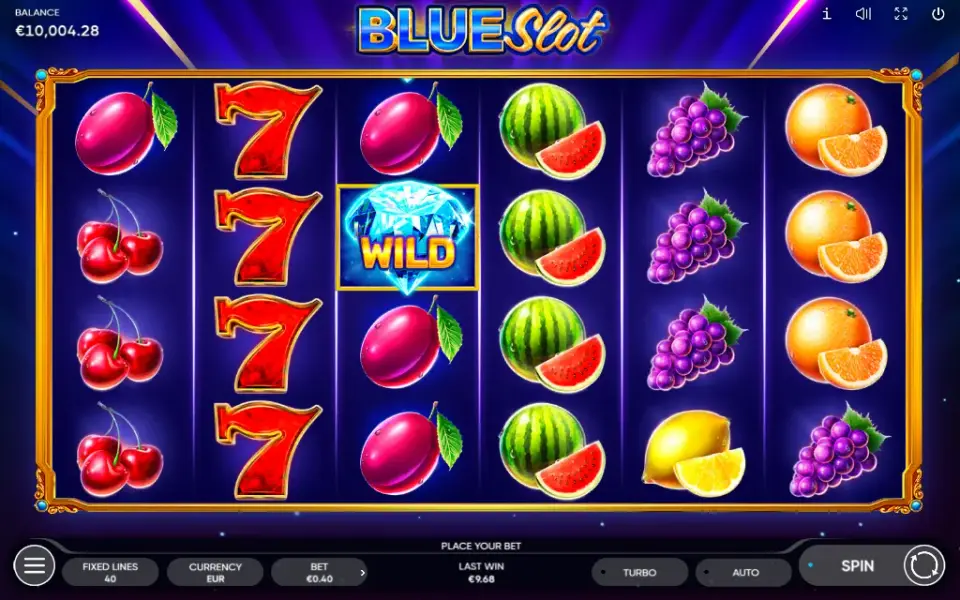 Blue Slot, spin 75