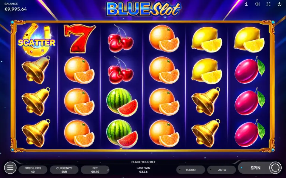 Blue Slot, spin 102