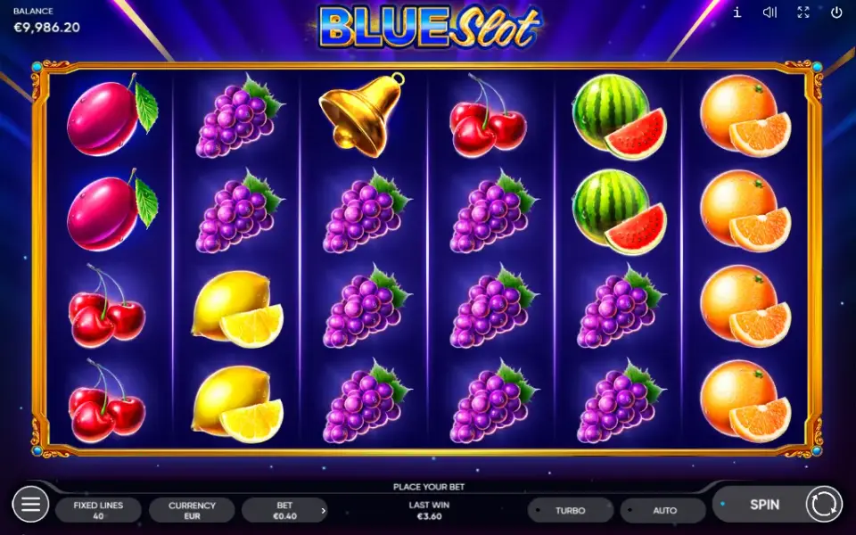 Blue Slot, spin 143