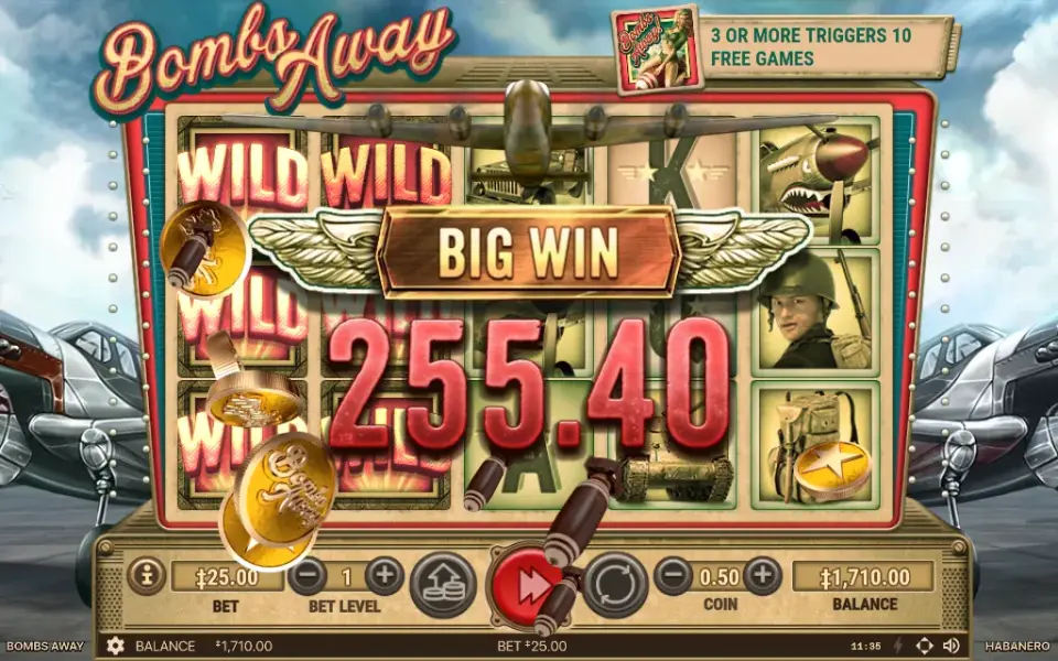 Bombs Away, spin 23