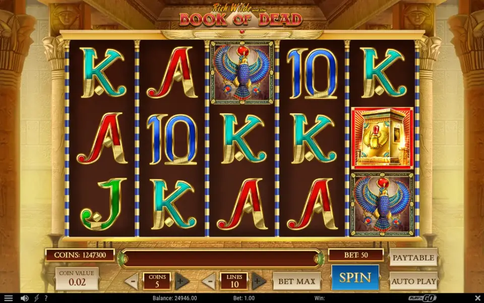 Book of Dead, spin 111