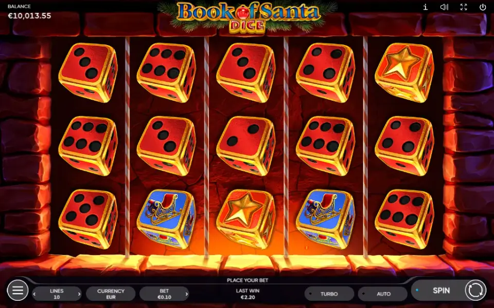 Book of Santa Dice, spin 45